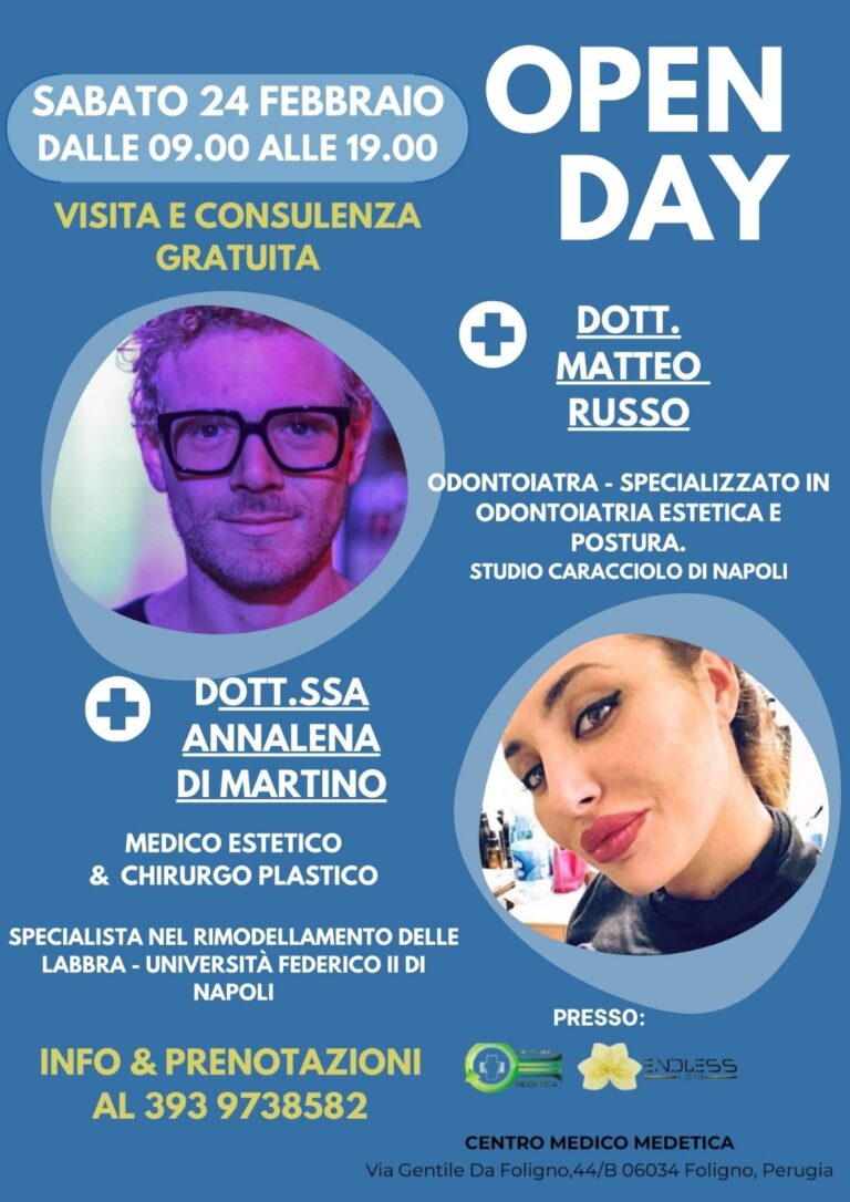 L’ECCELLENZA DELLA MEDICINA POSTURALE ED ESTETICA SBARCA A FOLIGNO