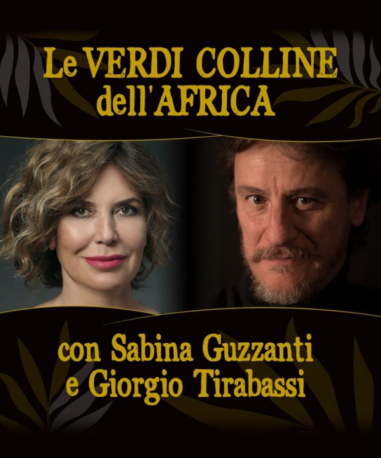 SABINA GUZZANTI E GIORGIO TIRABASSI IN SCENA ALL’AUDITORIUM “SANTA CATERINA”